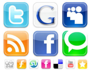 social media icons how to stand out